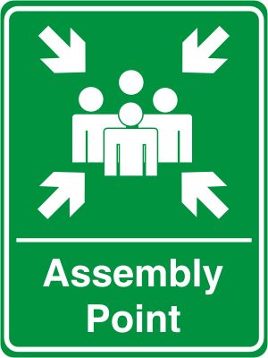 Fire Assembly Point Signs in Kenya